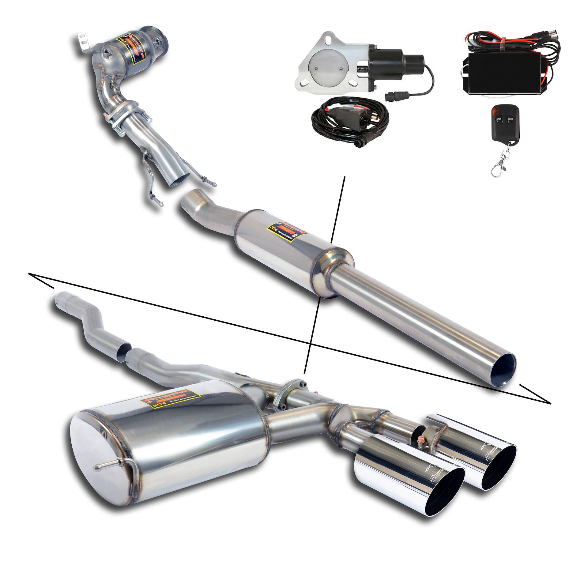 Street performance pack with valve 